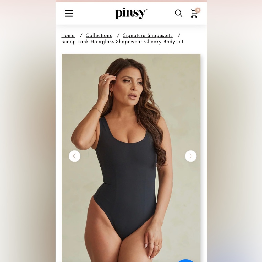 Scoop Tank Hourglass Shapewear Cheeky Bodysuit